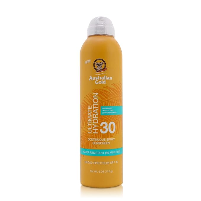 Australian Gold Continuous SPF#30 Spray 6 Ounce Ultimate Hydr (Pack of 6)