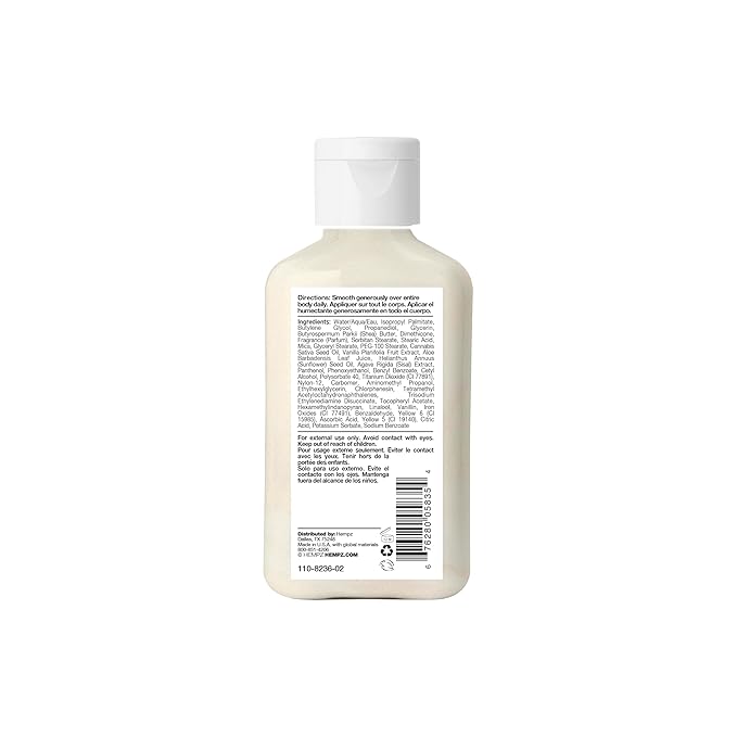 Hempz Cotton Candy Scented Body Lotion – Spun Sugar & Vanilla Bean, Hydrating Moisturizer for Dry Skin, Body & Hands, Self Care Routine Must Have, 2.25 Fl Oz.