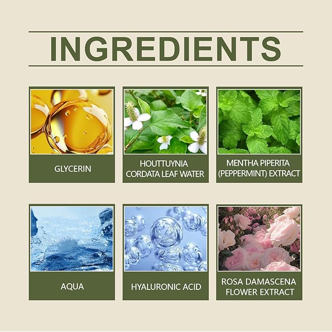 Moisturizing Soothing Toner, Houttuynia cordata Facial Toner soothes Skin and rejuvenates it