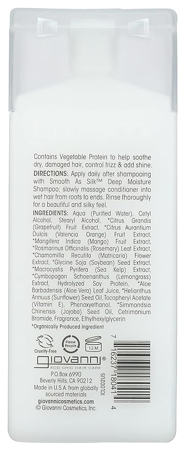 GIOVANNI COSMETICS Conditioner Smooth As Silk 2 OZ