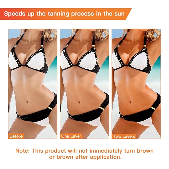 Luxury Intensive Tanning Gel for Outdoor Sun, Natural Tanning Accelerator Cream Gel, Tanning Butter for Outdoor Sunbath 5.3Oz