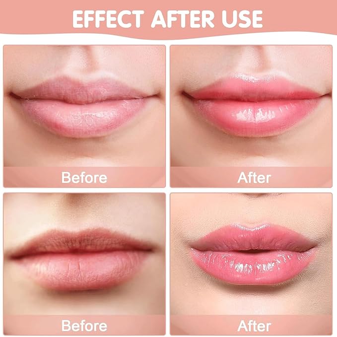 3PCS Lip Sleeping Mask Set, Day and Night Repair Lip Balm, Fades Lip Lines, Brighten Color, Deep Hydration, Lip Moisturiser for Dry Chapped Peeling Cracked Lips