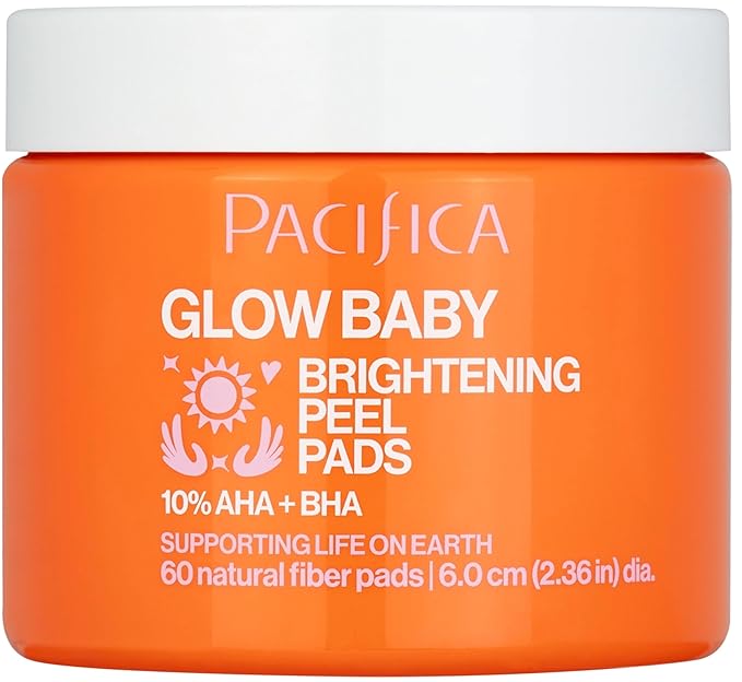 Pacifica, Peel Pads Brightening Glow Baby, 60 Count