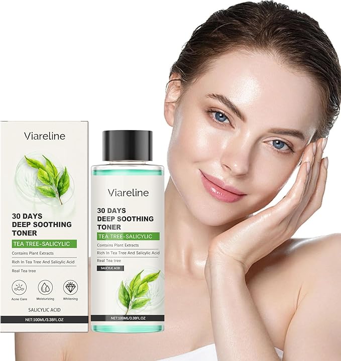 Soothing Toner with Tea Tree and Salicylic Acid, Oil-Control & Clarifying Treatment for a More Even-Looking Tone and Refreshed Feel, 3.38 Fl Oz