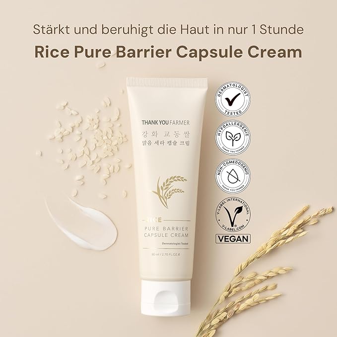 Rice Pure Essential Toner + Rice Pure Barrier Capsule Cream