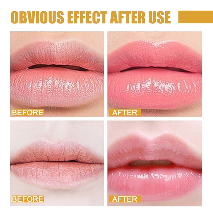 2 Pcs Lip Balm Honey Pot,Honey Propolis Lip Mask Hydrating & Prevention Dry and Cracked Lip Scrubs Exfoliator
