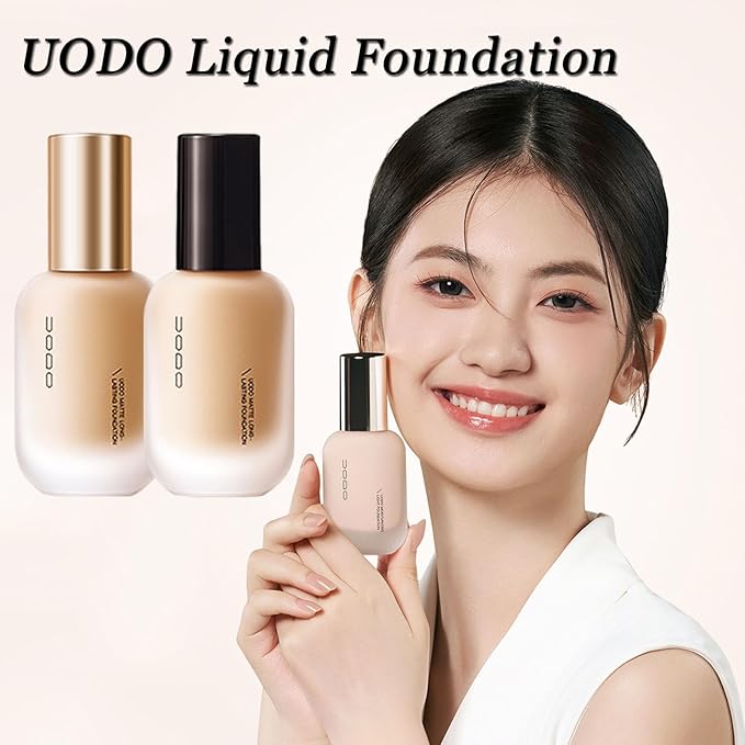 Liquid Foundation, Moisturizing Light Foundation, Matte Long-Lasting Cushion Concealer, Gauze Beauty LiquidFoundation (Matte 03 Natural)