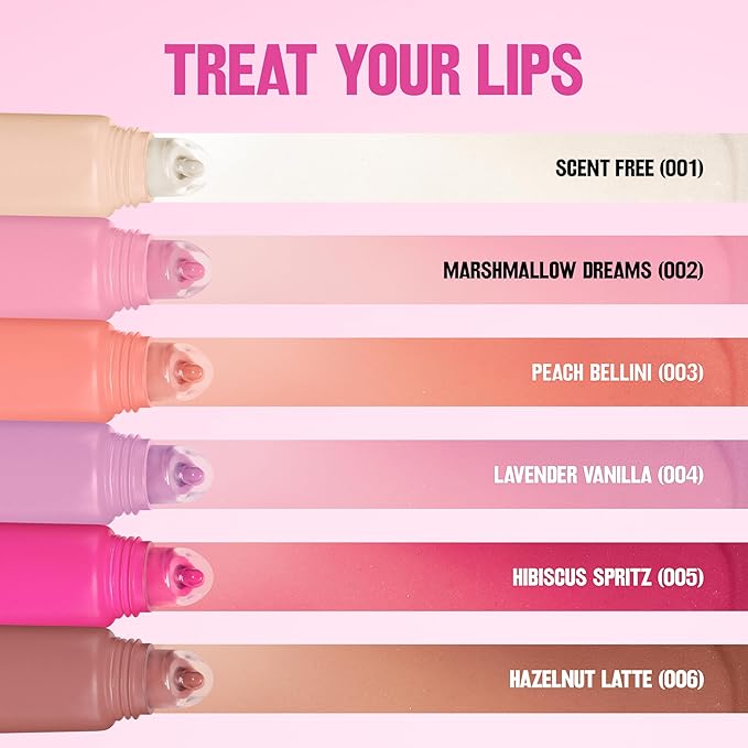 Revlon Glimmer Lip Treat Balm + Mask™, Overnight Peptide Lip Treatment, Hydrating, 004 Lavender Vanilla, 0.4 fl oz
