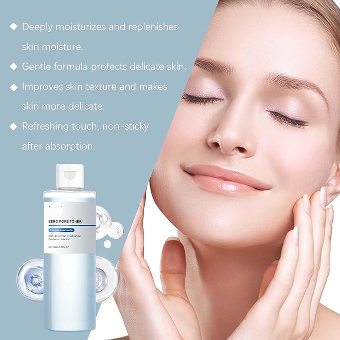 Exfoliating & Hydrating Toner - Gentle Exfoliation, Long-Lasting Moisture, Relieves Dry/Tight Skin, Improves Dry Texture(3PCS)