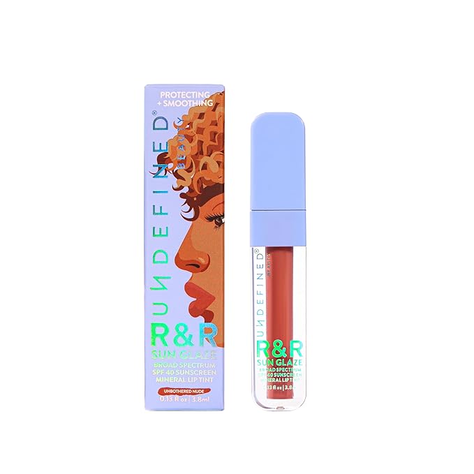 Undefined R&R Sun Glaze SPF 40 Mineral Lip Oil Tint Sunscreen (Nude)