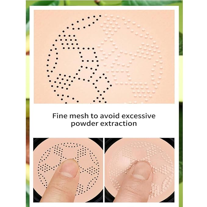 Air Cushion CC Cream Foundation Makeup, Avocado BB Cream for Mature Skin, Color Correcting CC Cream Long Lasting Waterproof Natural Full Coverage Foundation, Moisturizing Concealer (Ivory)