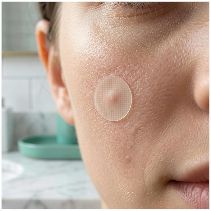 Pimple Patches for Face (180 Patches)，Clear Invisible Acne Patches，Hydrocolloid Acne Patches - Powerful Pus Absorption，Cover-Up Invisible Pimple Patches - Conceals Blemishes Completely (180)