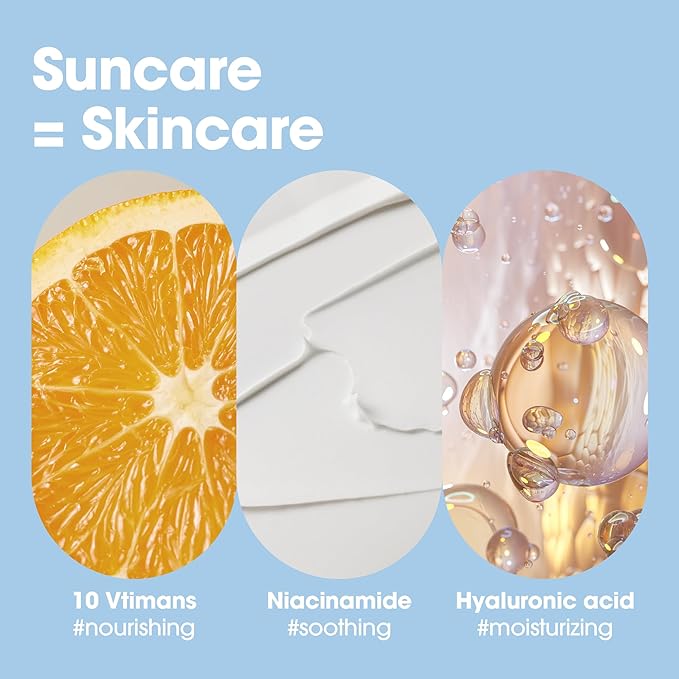 SOME BY MI V10 Hyal Air Fit Sunscreen & 2EA Lip Sun Protector Clear