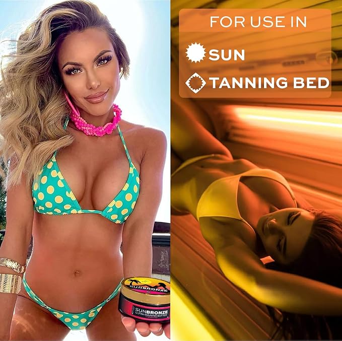 Original Sun Bronze Ultra Tanning Butter - Pineapple Swirl, Use in the sun outdoor or tanning bed Better than tanning oil Tan faster with premium natural ingredients Safe for Sensitive Skin