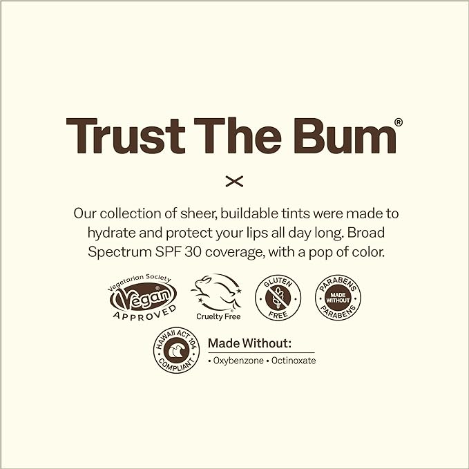 Sun Bum SPF 30 Sunscreen Tinted Lip Balm Multipack - Sunset Cove, Bonfire, and Heat Wave - Coconut Flavor Broad Spectrum Moisturizing with Aloe & Vitamin E - Hawaii 104 Act Compliant - 1.5 oz