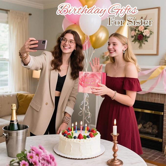 Mothers Day Gifts for Sisters from Sister: Eletorot Spa Relaxation Baskets Set for Adult, Teen, Twin, Younger, Older Sisters, Unique Gift ideas for Christmas, Valentines, Birthday, Easter, Graduation