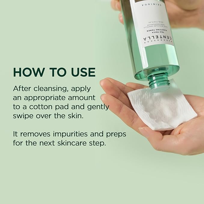 SKIN1004 Tea-Trica Purifying Toner, Korean Toner with Tea Tree & BHA, Centella Toner for Oil Balance & Hydration, Lightweight Astringent for Soothing & Refreshing, Korean Skin Care, 7.10 fl.oz / 210ml