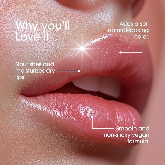 Lip Balm – Long-Lasting Hydration with Natural Color – Korean Beauty, Oasis Plant Complex, Silicone-Free, Vegan & Cruelty-Free Lip Care (004 Coco Brown)