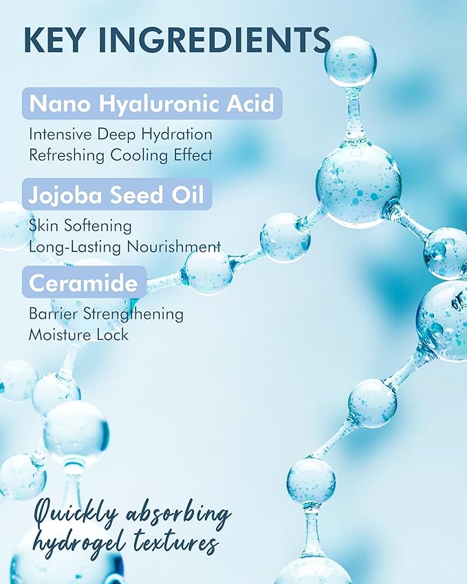 DERMAL Apple Peeling Toner Pad, 80 Pads + Hyaluronic Hydrogel Melting Jelly Gel Mask 4 ea Bundle