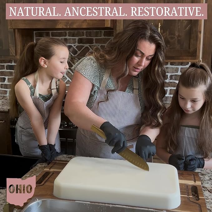 Rose-infused 100% Grass-Fed Whipped Tallow Balm-Organic Raw Manuka Honey & Organic Jojoba Oil, Rosehip Oil, Face and Body Moisturizer for Dry, Sensitive Skin, Eczema (Honey Rose)