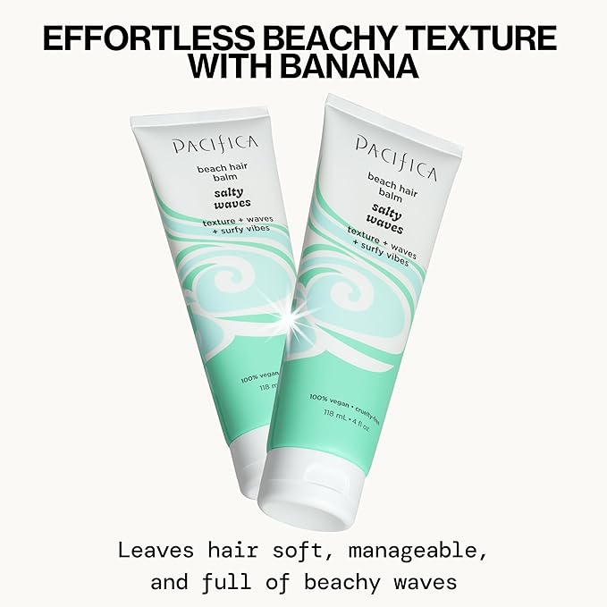 Pacifica, Beach Hair Balm Salty Waves 4 Ounces, 4 Fl Oz
