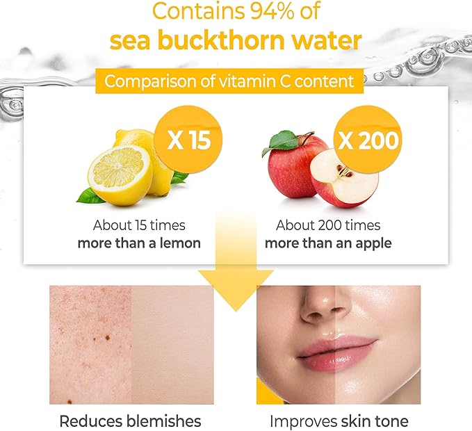 SKINMISO Pure Vitamin C Toner | Women and Men Korean Skin Care Products - Pore Minimizer & Hydrating Toner for Face | Kbeauty Essence Facial Toner for Oily, Dry & Aging Skin - Pack of 1 (3.51 fl. oz)