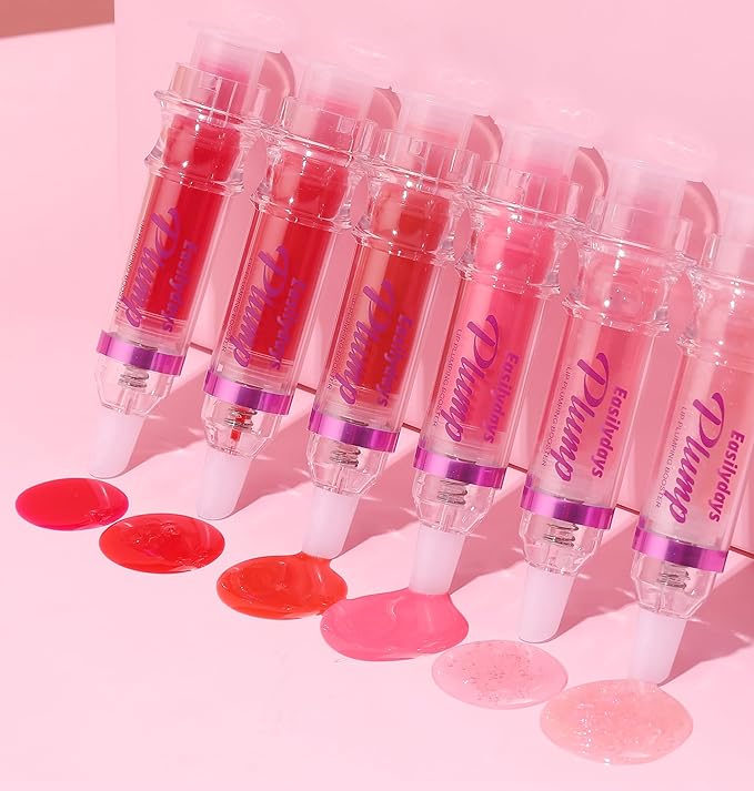 Lifting Gloss, Spicy Lip Plumping Booster Lip Gloss Glossy Lipstick, Hydrating, Volumizes, High-Shine, Fuller Plumper Lip Mirror Lip Glaze, Plump & Pout Lip Plumper for Women Girls (#01)