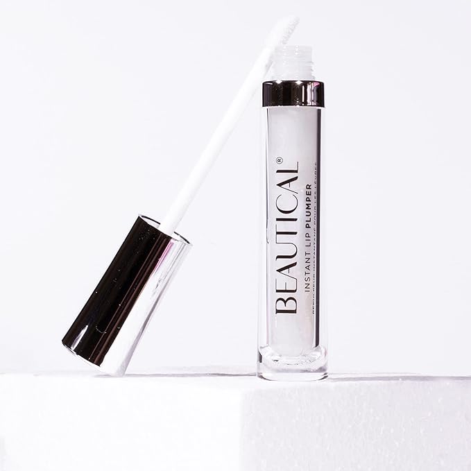 Instant Lip Plumper, Hydrating Lip Serum with Hyaluronic Acid, Guarana & Horse Chestnut Extract, Non-Sticky Moisturizing Lip Plumping Gloss, Anti-Aging Lip Care, 5ml
