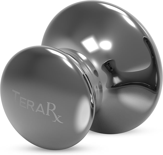 TeraRX® Terahertz Stone Gua Sha & Massage Tools – Authentic Terahertz Tools for Lymphatic Drainage, Tension Relief, and Facial Relaxation (Mushroom Gua Sha)