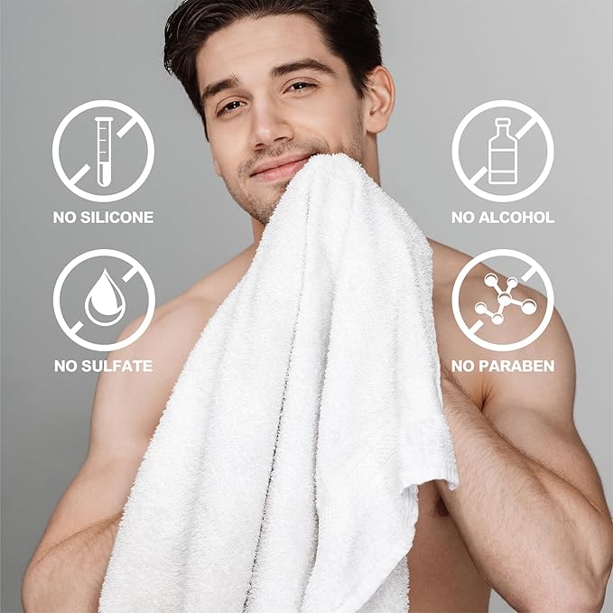 Gift Baskets for Men Bath Set Citrus Scented Mens Gift Sets with Face Wash, Shower Gel, Body Lotion, Bubble Bath, Loofah, Birthday Gift for Men, Christmas Gift for Men, Father's Day Gifts