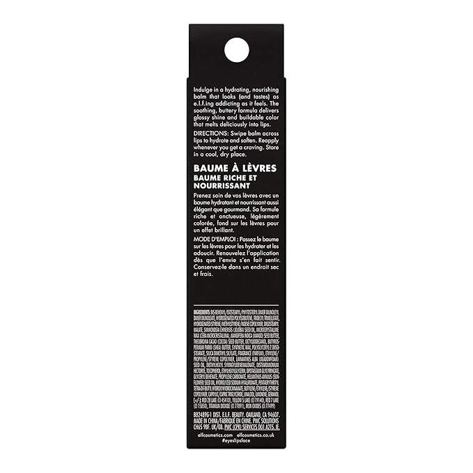 e.l.f. Glow Reviver Melting Lip Balm, Hydrating Tinted Lip Balm For A Glossy Finish & Soft, Supple Lips, Vegan & Cruelty-Free, Wild Cherry, (Pack of 2)