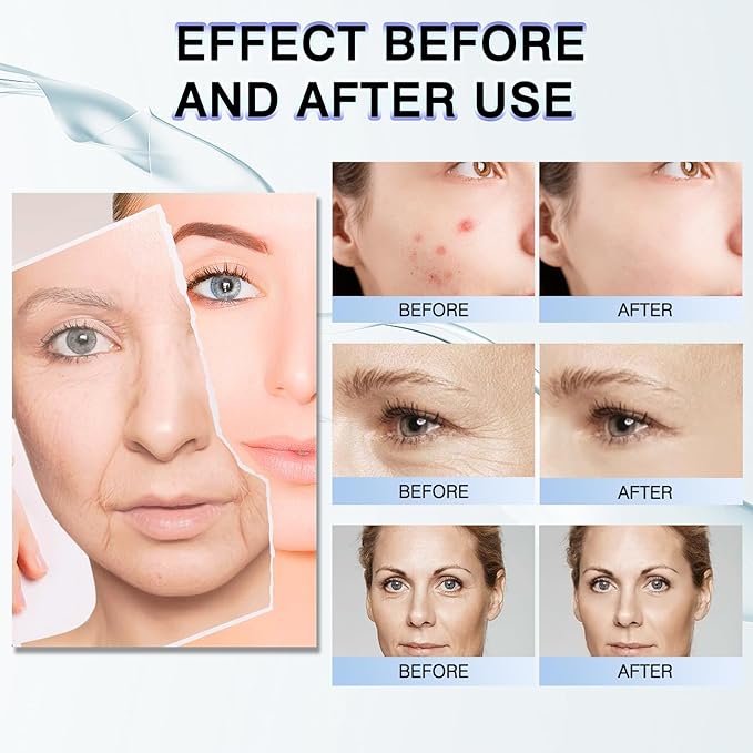 Collagen Booster Essence Toner Serum Anti Wrinkle Hydrating Face Exfoliator Serum Toner Essence with Multiple Natural Extracts for All Skin Types,120ML/4.28 Fl.Oz