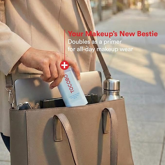 Cotton Airy Sun Stick SPF 50 Broad Spectrum Korean Matte Sunscreen Stick for Face - Travel Size Sebum Control Sunblock -Vegan, Lightweight, Non-Sticky 0.67 oz