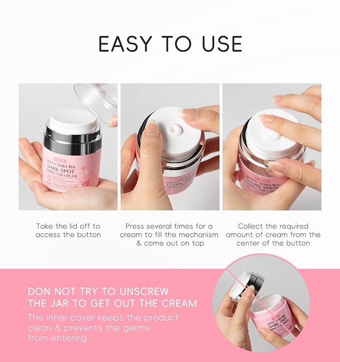 Anti Aging Night Cream for Women - Firming Skin Renewing & Hydrating Face Moisturizer with Firming Effect, JAPAN SAKURA Women Daynight Cream for Face, Korean Formula (50ml)