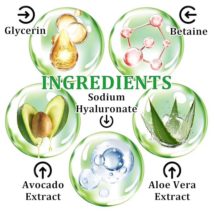 10 Pcs Avocado Skin Care Set with Facial Cleanser,Toner,Face Serum,Face Cream,Eye Cream,Moisturizing Lip Balm,Under Eye Patch and Lip Mask,Hydrating Face Sheet Masks Skin Care Facial Kit for Women