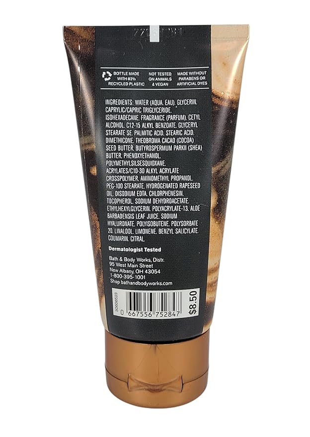 Bath & Body Works Bath and Body Works Travel Size Body Care - 2.5 Oz 24 Hour Moisture Body Cream (Midnight Amber Glow)