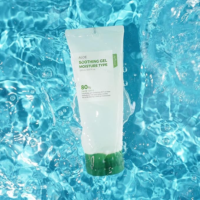 IsNtree Aloe Soothing Gel, Moisture 150ml, 5.07 fl.oz | Aloe vera 80% | Comforts sensitive skin | Refreshes & Hydrates the skin