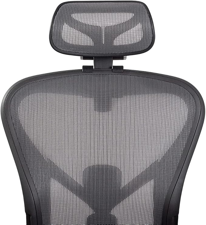 MingYi.office New Headrest for Herman Miller Classic and Remastered Aeron Office Chair Black/Graphite Headrest Only - Chair Not Included (for Remastered Aeron)