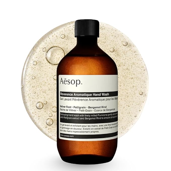 Aesop Reverence Aromatique Hand Wash Refill | Cleanse and Exfoliate the Hands | With Botanical Extracts And Finely Milled Pumice | 16.9 oz