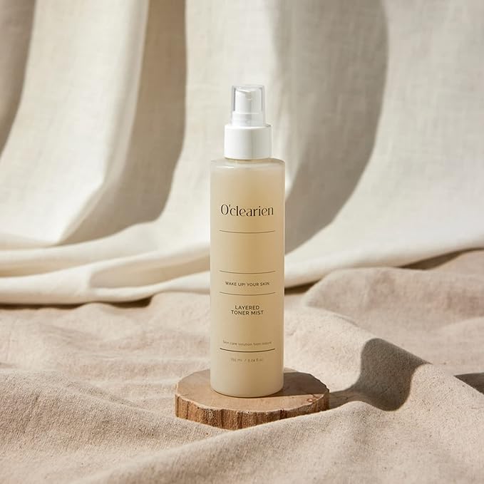[O'CLEARIEN] Layered Toner Mist 5.24 fl. oz. | Trehalose for Hydrating, Centella Asiatica for Soothing, Anti-Aging, Non-Irritating for Sensitive Skin, Paraben Free, Natural Extracts