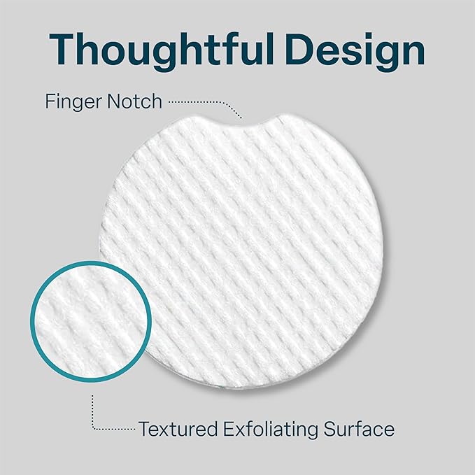 QRxLabs Pore Toner Pads with Salicylic Acid and Niacinamide - Helps Reduce the Look of Enlarged Pores, Makeup Prep - Skin Pore Resurfacing - Acne Treatment Clearing - Daily Pads - 50ct