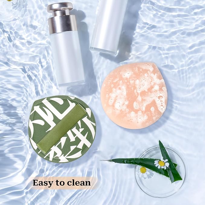 4 Pcs Korean Makeup Sponge Puff, Soft Teardrop Makeup Setting Powder Puff Cushion Foundation Sponge for Concealer, Liquid, Cream, and Powder (Large Size)