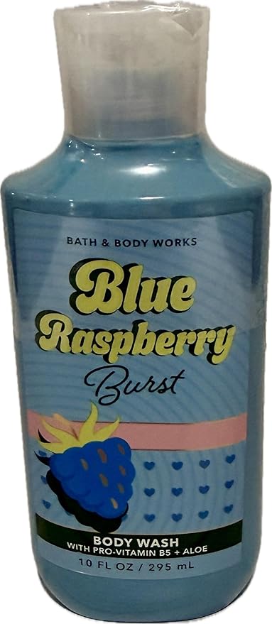 Bath & Body Works Women's Blue Raspberry Burst Shower Gel Body Wash 10 Ounce