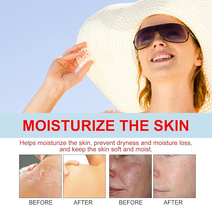 Mineral Sunscreen Stick with Zinc Oxide SPF 50+, Face Sunscreen Stick, Transparent Texture, Moisturizing and Refreshing, Non-Sticky, Comfortable Skin Feel, Easy to Apply, Waterproof