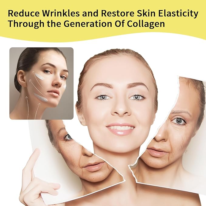 Collagen Skincare Set For Teen Girl, Anti Wrinkle & Repair Face Skin Care Gift Set With Face Wash, Toner, Serum, Face Cream, Eye Cream, 5PCS Peptides Facial Kit Travel Size For Women.
