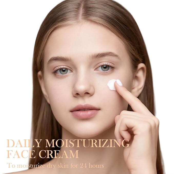 IREV Rice Moisturizing Cream, Hydrating Face Moisturizer For Dry, Combination Skin, Daily Face Cream, Targets Dryness, Strengthens Skin Barrier, Lightweight, Fast Absorbing 1.76oz 50g
