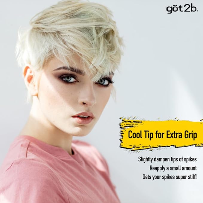 Got2B Glued Styling Spiking Hair Gel 2-6 oz tubes + 1 Travel 1.25 oz tube,(Pack of 12)