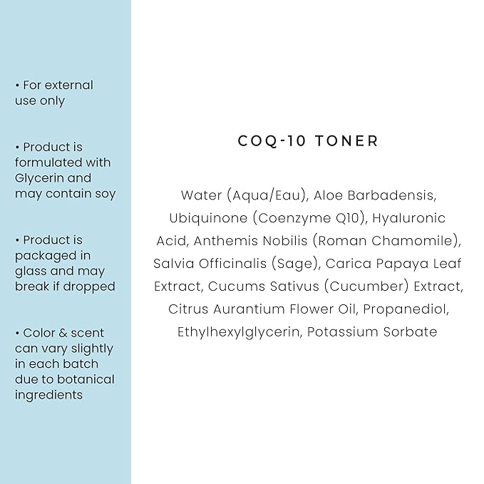 Indie Lee CoQ-10 Face Toner-Travel Size Refreshing, Hydrating Mist for All Skin Types - Hyaluronic Acid, Aloe + Chamomile - Alcohol + Essential Oil-Free Facial Toner-TSA Approved Travel Skincare(30ml)