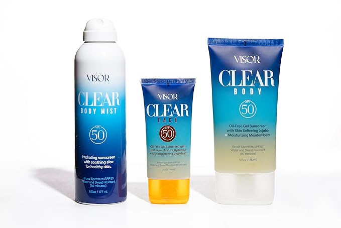 Clear Body Mist SPF 50 by Visor Skincare