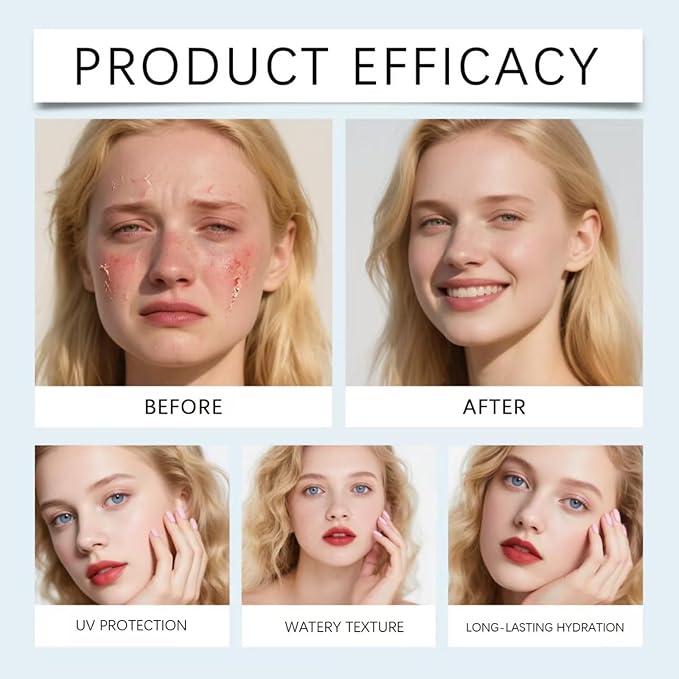 Women's Moisturizing Sunscreen Reduces Photodamage, Replenishes Skin Moisture, and Improves Dryness